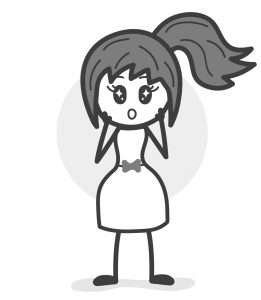 Imagen de una niña sorprendida tras ver la cabina de locución del locutor portugués Marcos Fernandes.