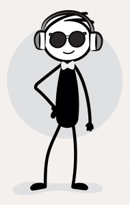Doodle of Marcos Fernandes, Portuguese voiceover artist based in Lisbon, Portugal